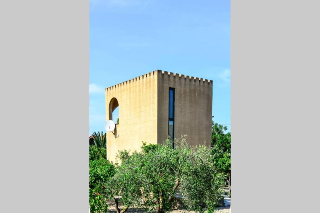 The Tower With The Orange Tree Garden Villa Ialysos  Exterior photo
