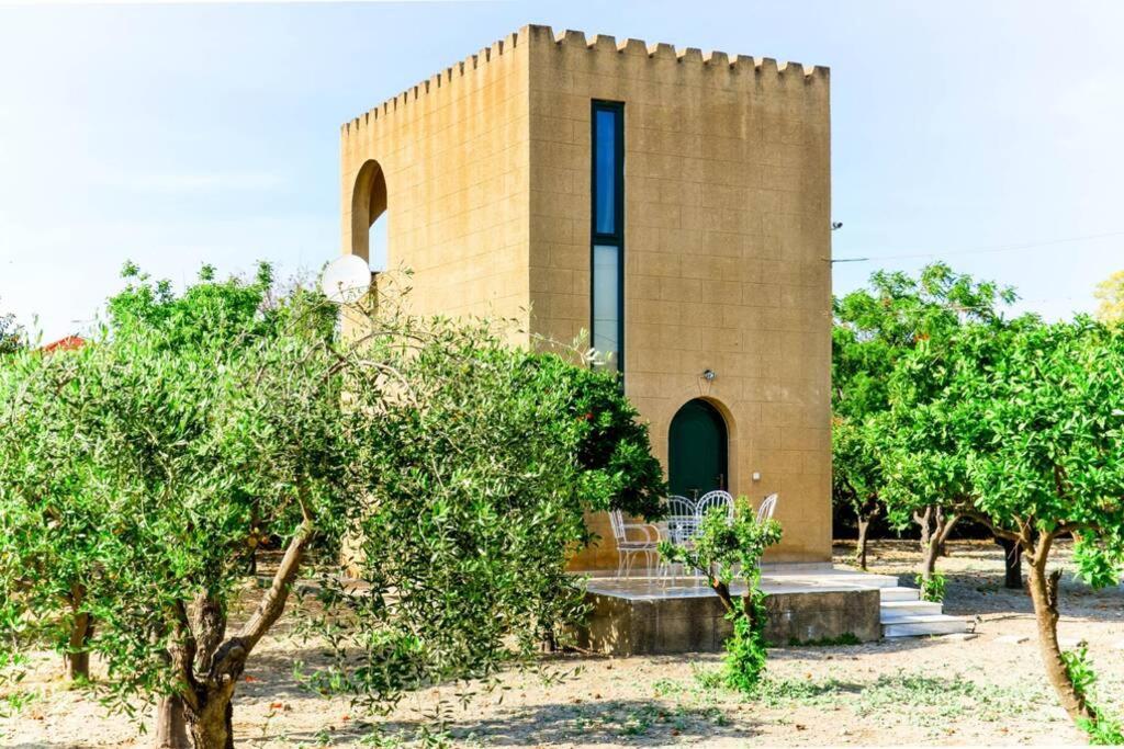 The Tower With The Orange Tree Garden Villa Ialysos  Exterior photo