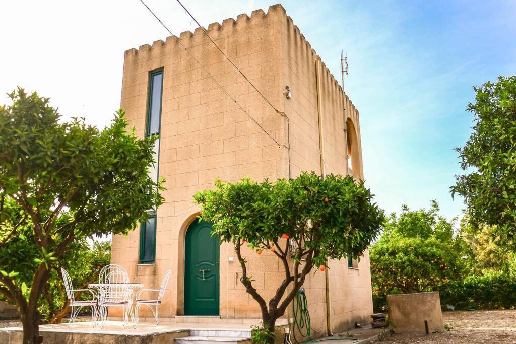 The Tower With The Orange Tree Garden Villa Ialysos  Exterior photo