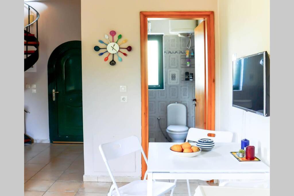 The Tower With The Orange Tree Garden Villa Ialysos  Exterior photo