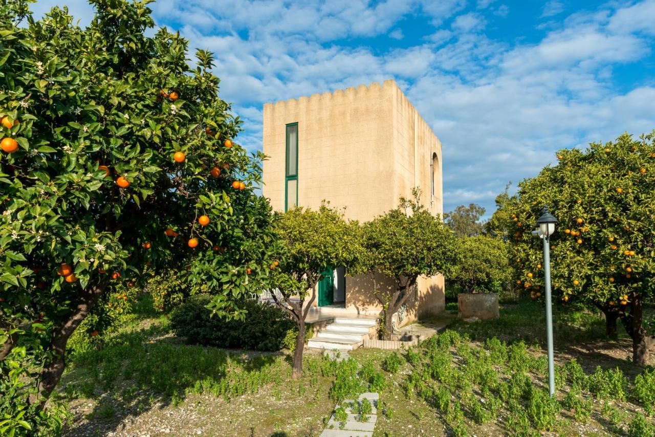 The Tower With The Orange Tree Garden Villa Ialysos  Exterior photo